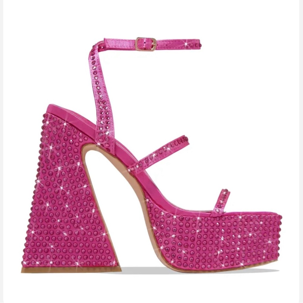 Brand New Miss Lola Raina Heels in Pink